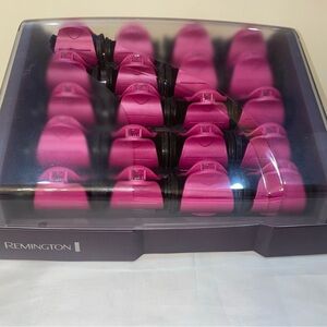 Remington H-9096 20 Ceramic Hot Rollers Hair Curlers 8 Med 12 Large W/clips